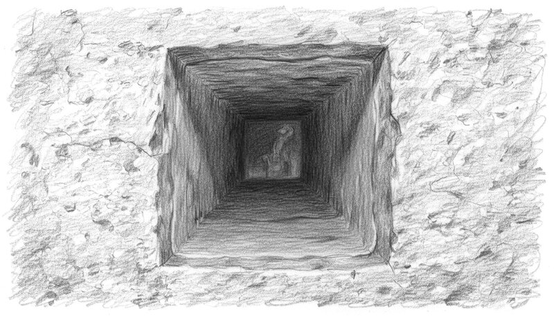 Robot d'exploration dans les conduits de la Chambre de la Reine